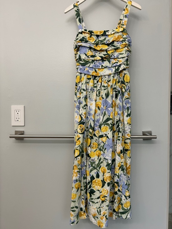 Yellow & Lavender Floral Sundress - Picture 2 of 8